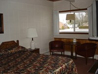 Rear view of queen bedroom
